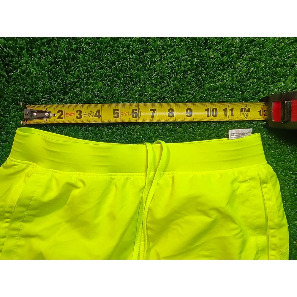 Vibrant Under Armour Neon Green Running Shorts - Size S - Picture 3 of 7